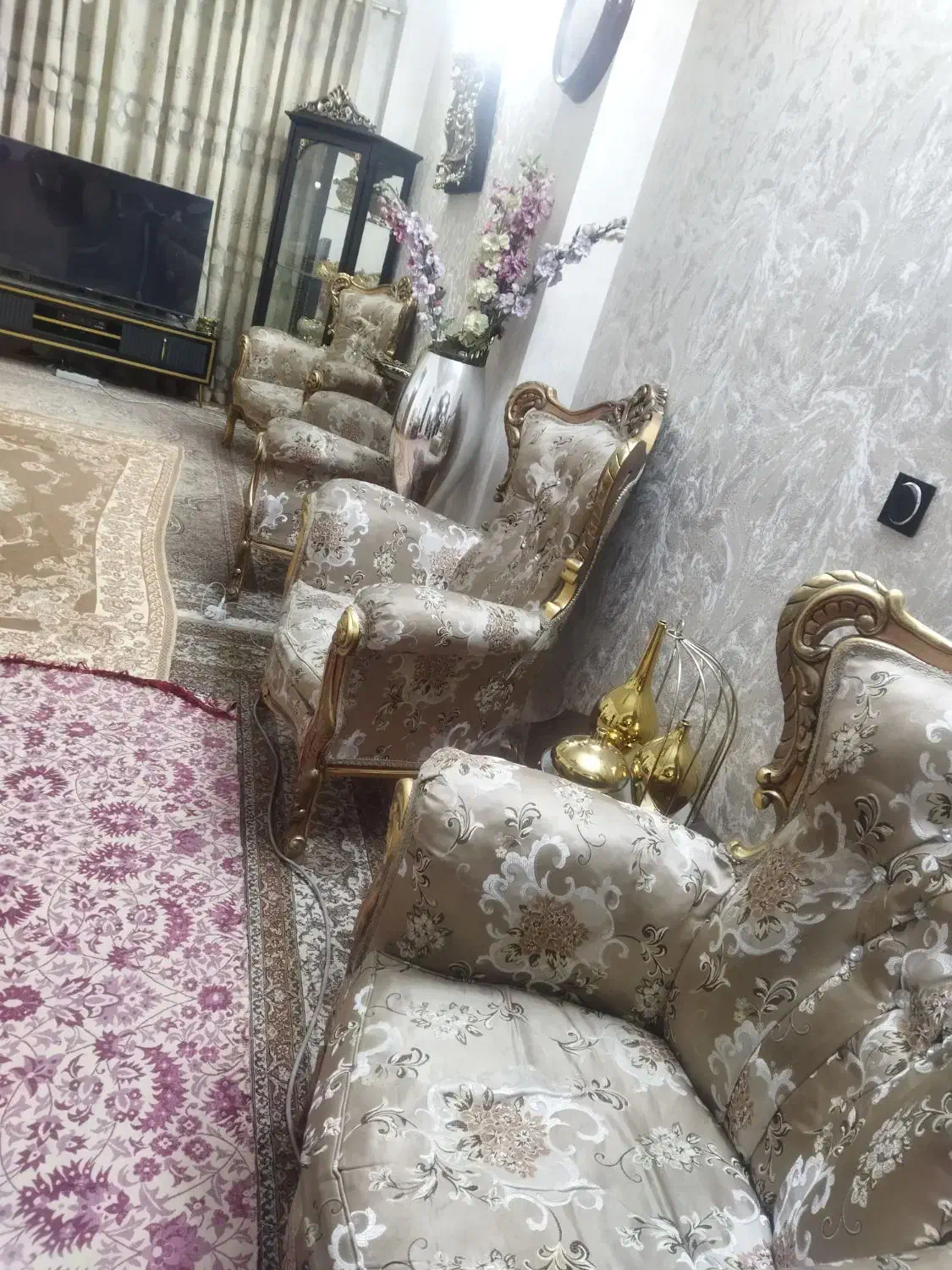 سرویس استیل ۹ نفره|مبلمان خانگی و میز عسلی|اسلام‌شهر, باغ فیض|دیوار