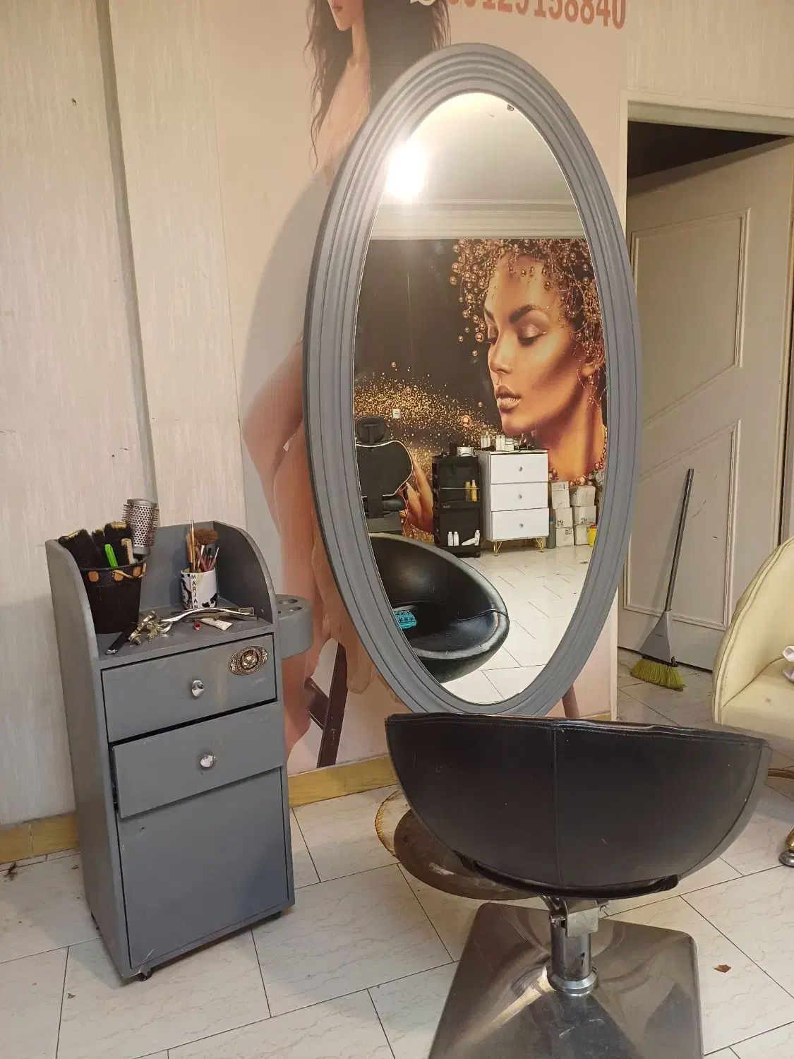 اینه پایه دار دو طرفه ۲ عدد|آینه|تهران, تهرانسر مرکزی|دیوار