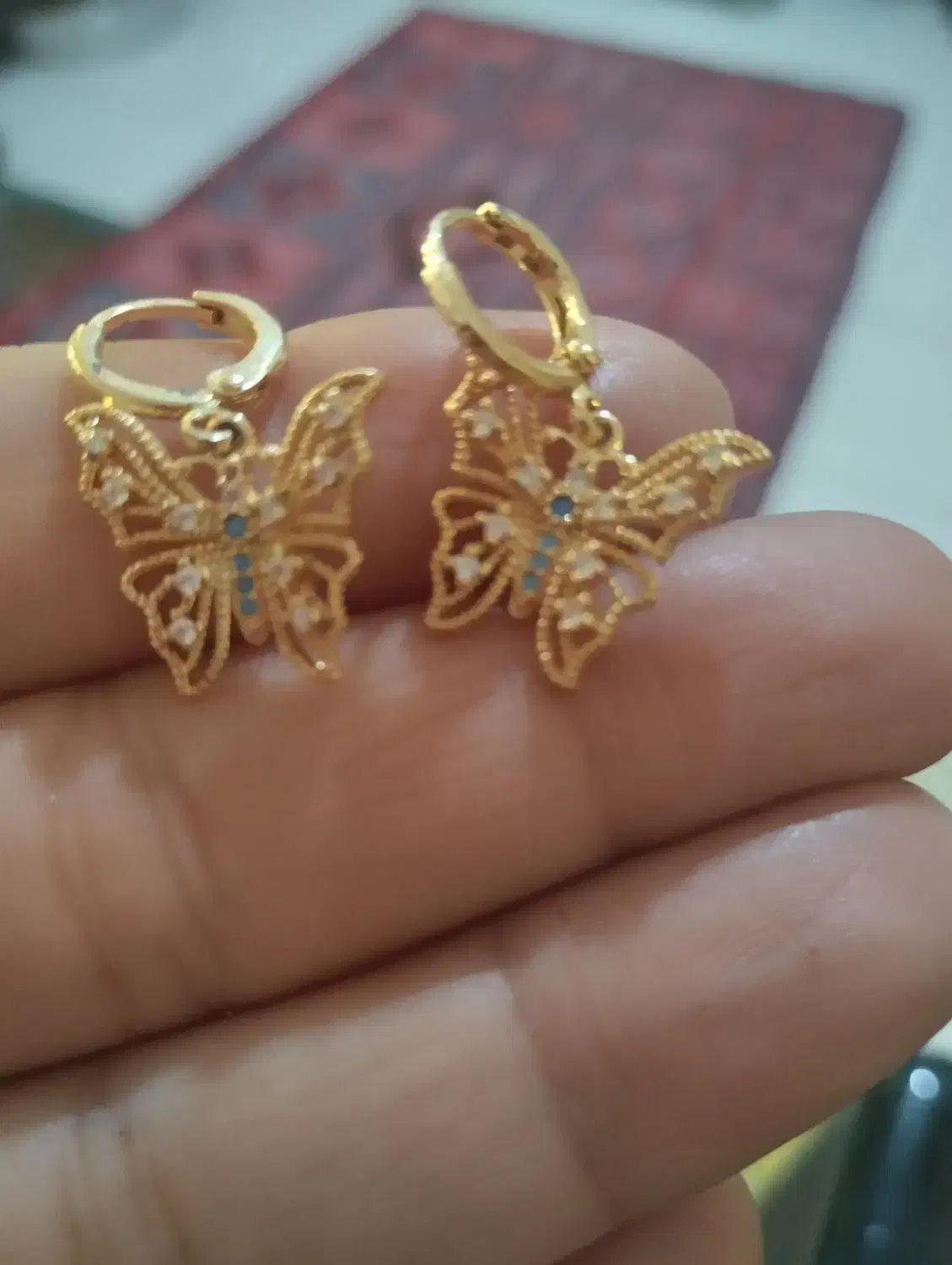 گوشواره پروانه. نو ژوپینگ|بدلیجات|کرمانشاه, |دیوار