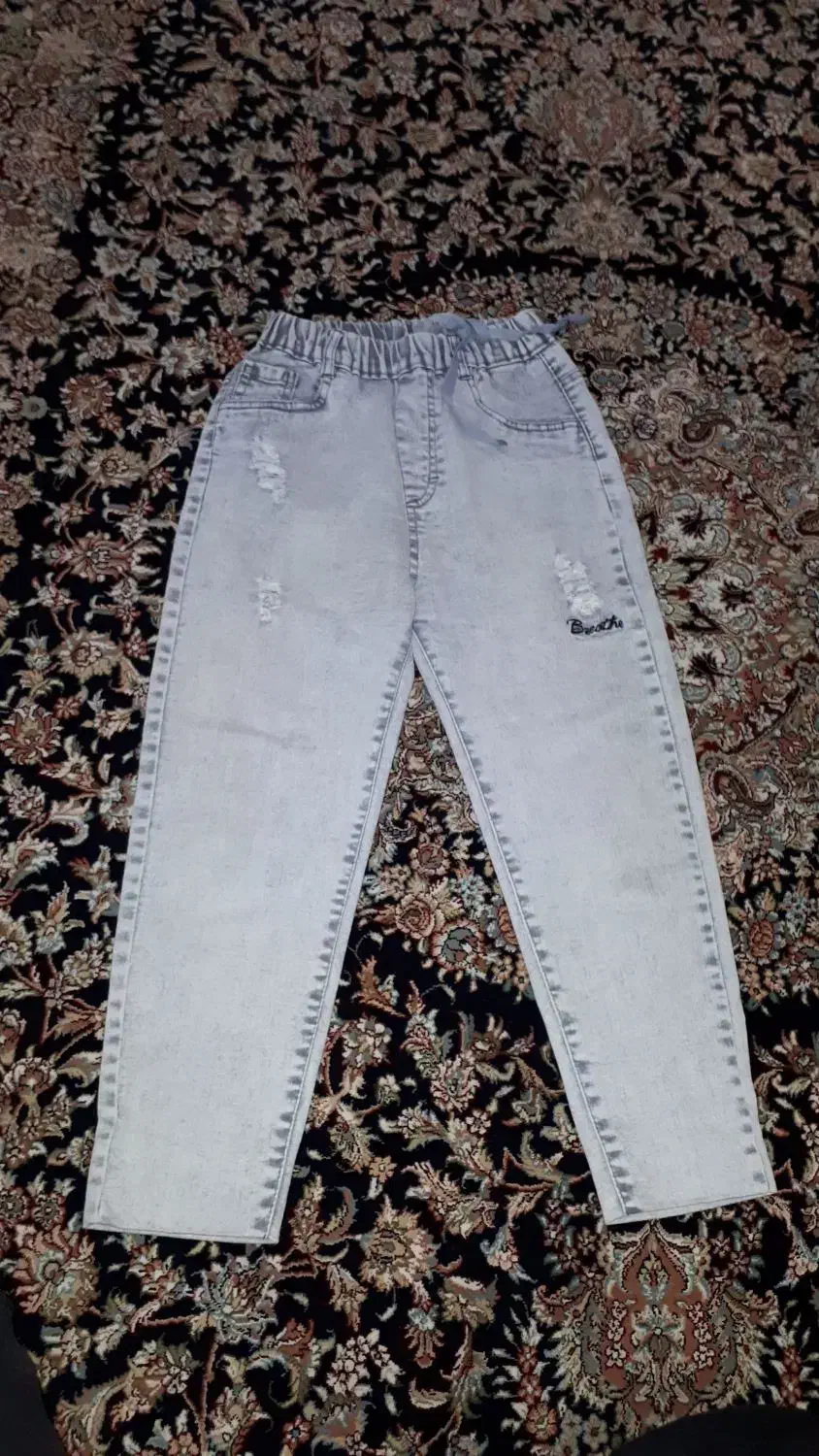 شلوار جین سایز ۹۰ برای ۱۱ ساله|کفش و لباس بچه|اردبیل, |دیوار