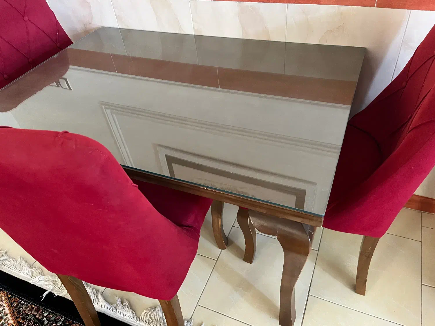 میزناهارخوری چهارنفره|میز و صندلی غذاخوری|اسفراین, |دیوار