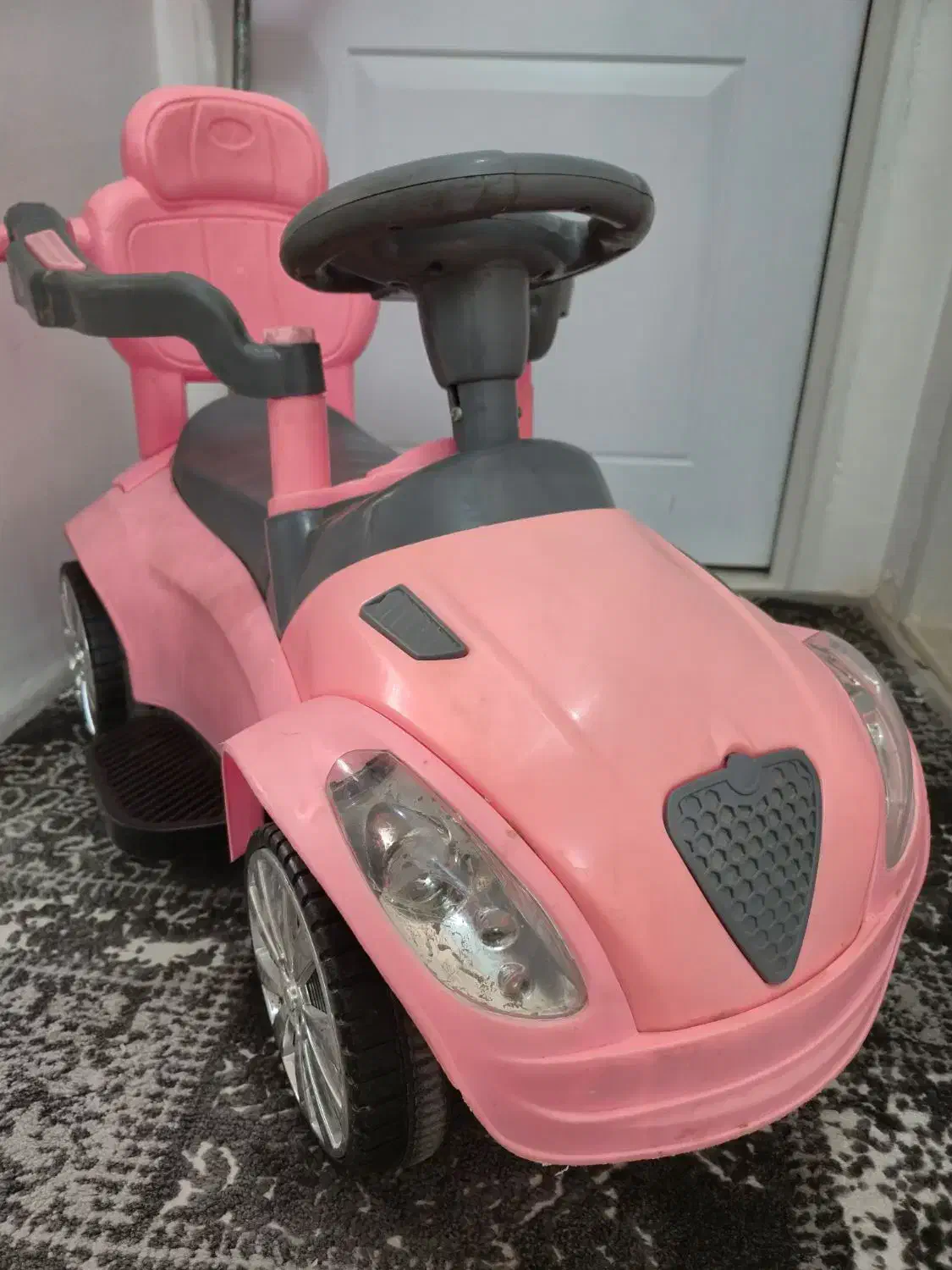 ماشین حمل کودک موزیکال،سه چرخه دسته دار جی تویز|اسباببازی بچه|مشهد, الهیه|دیوار