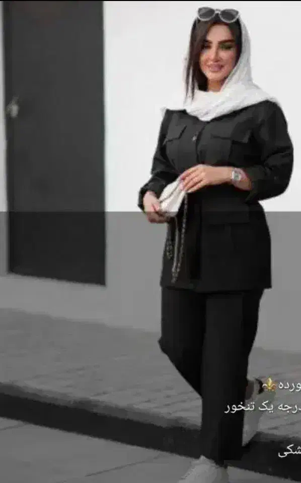 مانتو شلوار مشکی|لباس|اهواز, سپیدار|دیوار