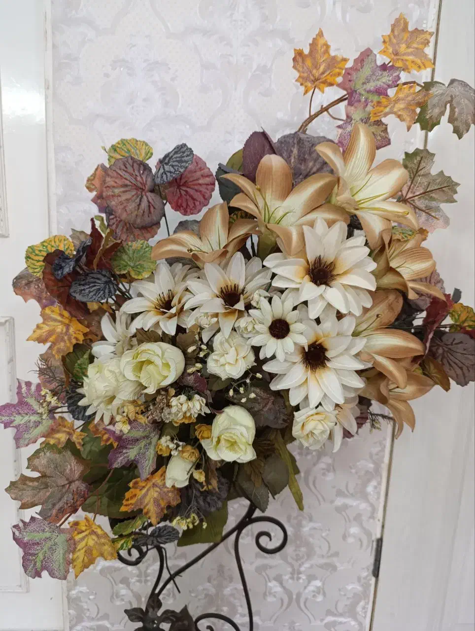 گل مصنوعی پارچه ای زیبا|گل مصنوعی|مشهد, شریف|دیوار