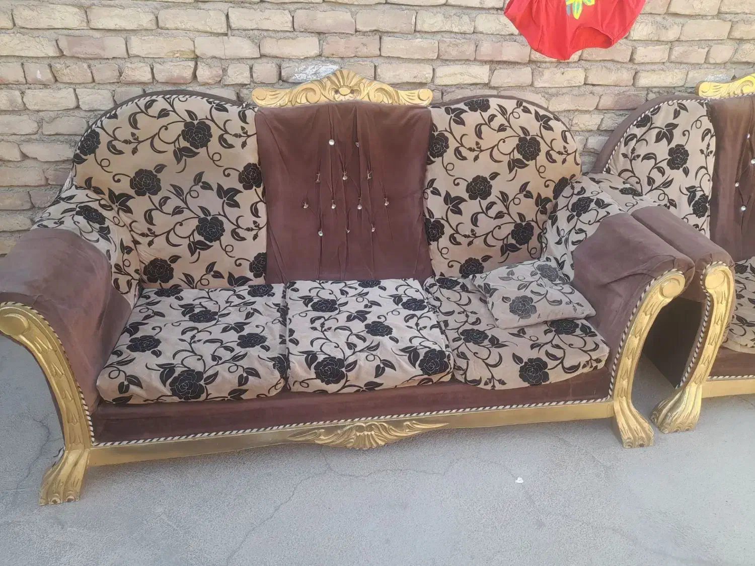 مبل سلطنتی با چوب خوب|مبلمان خانگی و میز عسلی|بسطام, |دیوار