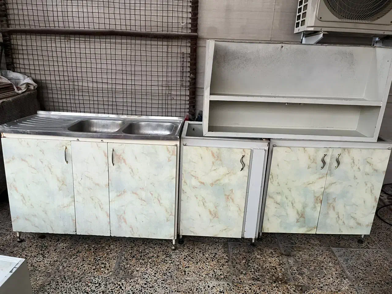 کابینت همراه با هود|آبچکان و نظمدهنده ظروف|ایذه, |دیوار