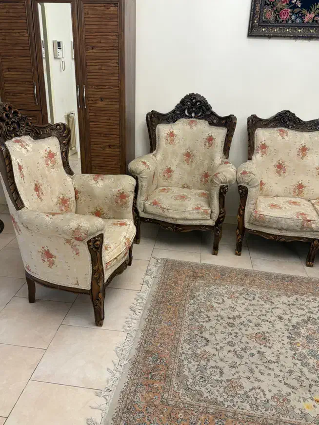 مبل چوب گردو استیل با بهترین کیفیت|مبلمان خانگی و میز عسلی|تهران, پاسداران|دیوار