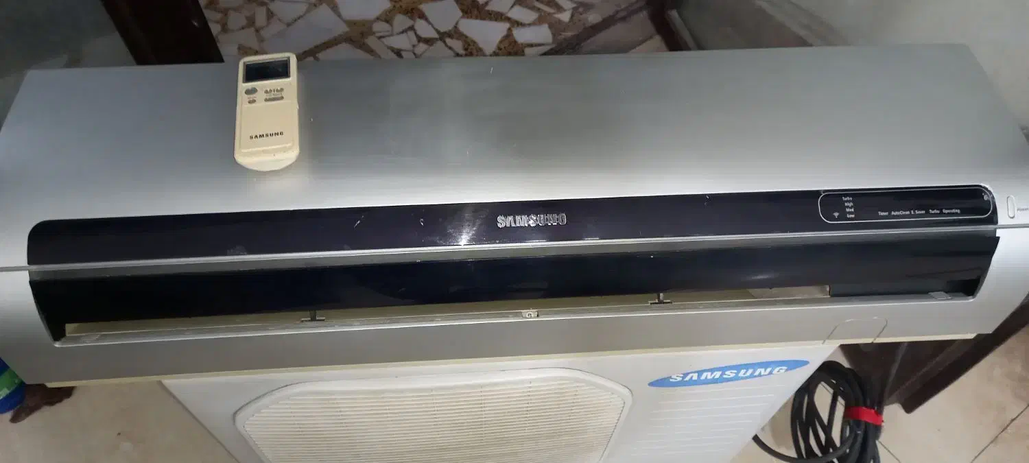 اسپیلت سامسونگ ۱۲ هزار فابریک و عالی|کولر گازی و فن‌کوئل|گالیکش, |دیوار