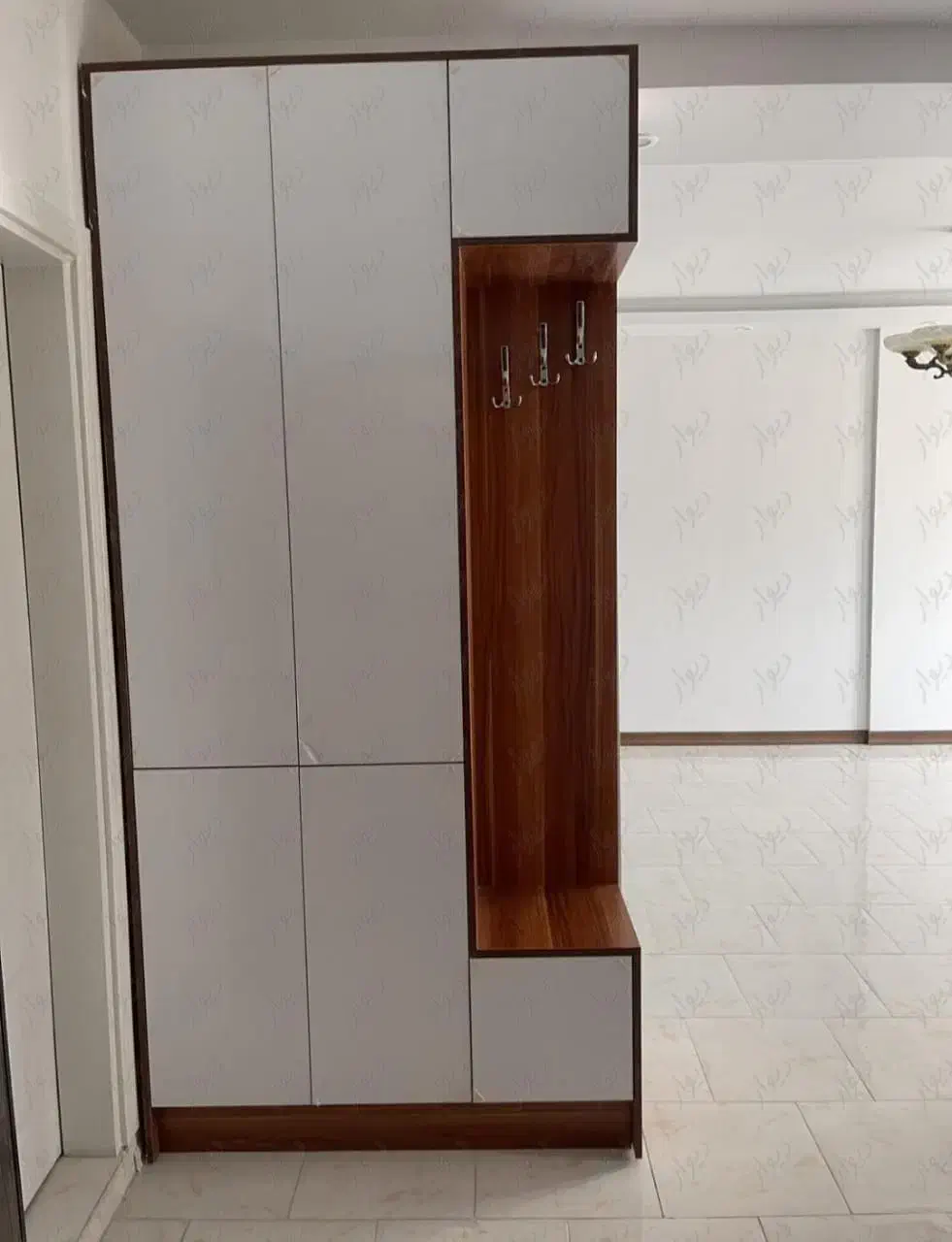 طراحی و ساخت  جا کفشی ،کمد دیواری|جاکفشی، کمد، دراور|پردیس, فاز ۴|دیوار