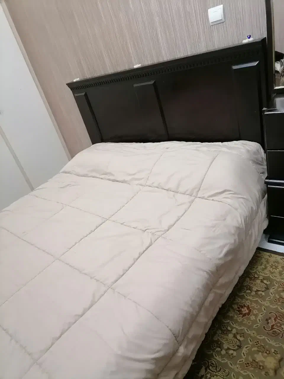 سرویس خواب دو نفره چوب|تخت و سرویس خواب|تهران, فدک|دیوار