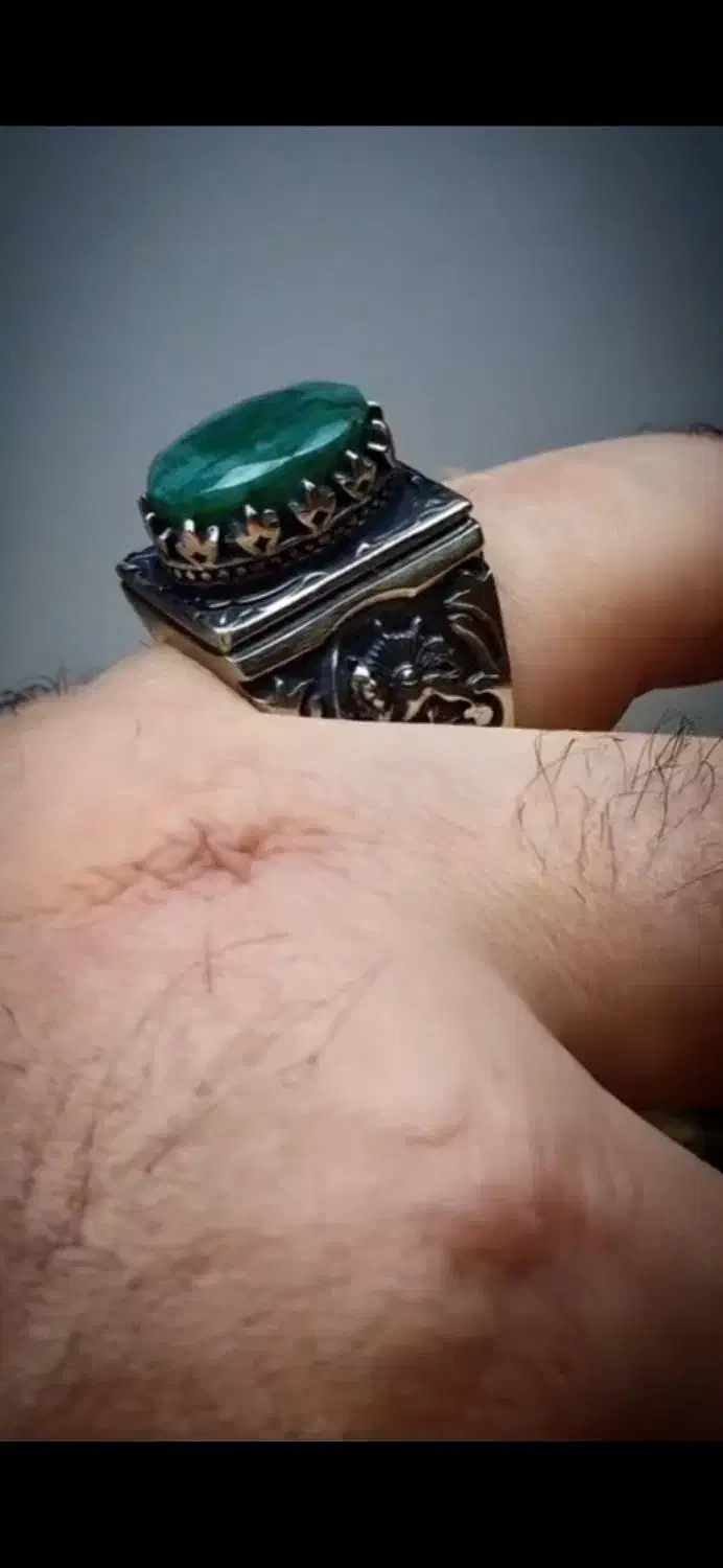۴ عدد انگشتر ورشو با سنگ نگین های طبیعی و معدنی|بدلیجات|تهران, صاحب الزمان|دیوار