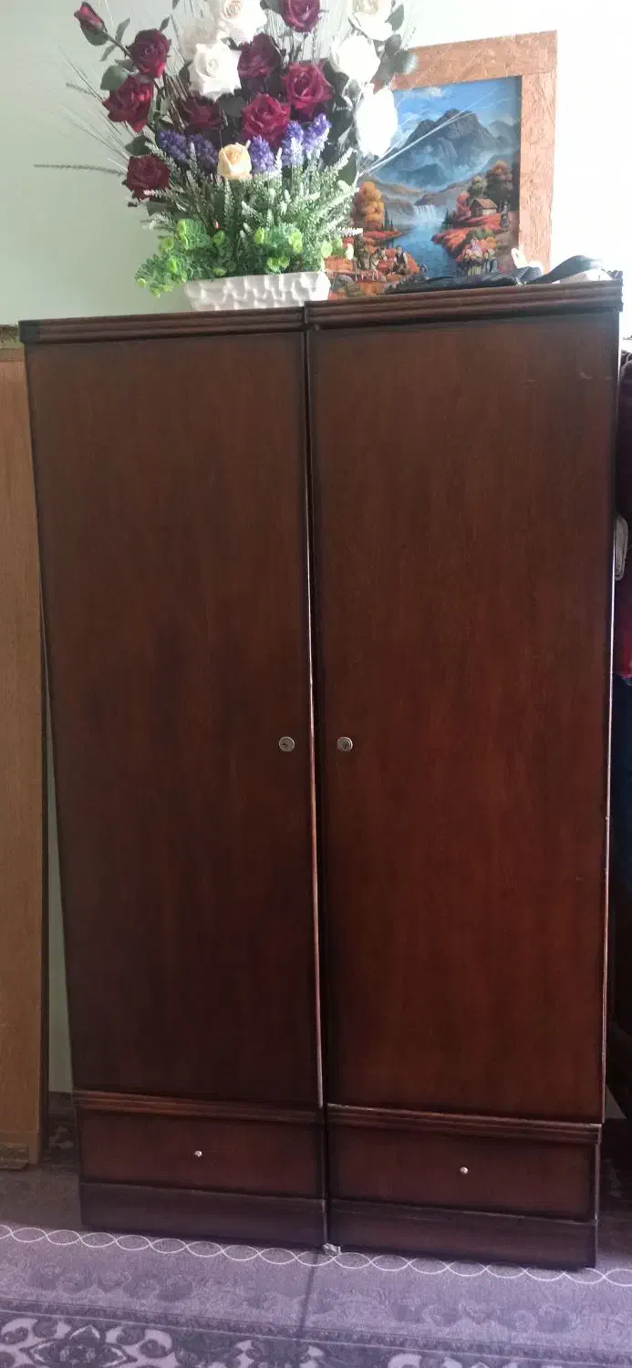 کمد چوبی|جاکفشی، کمد، دراور|خوی, |دیوار