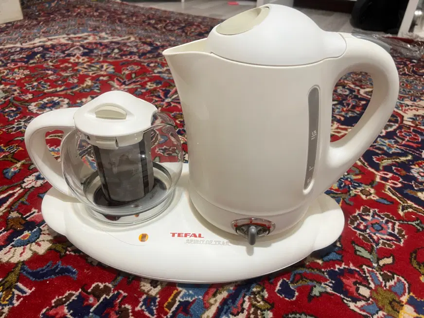چای ساز تفال اصل در حد نو یک ماه استفاده شده|سماور، چایساز، قهوهساز|تهران, شهرک فرهنگیان|دیوار