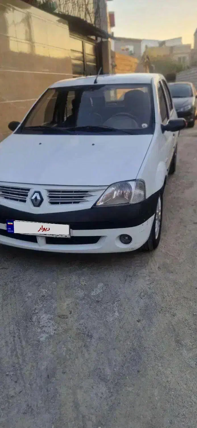 رنو تندر ۹۰ مدل ۱۳۹۰E2 سفیدL90پارس خودرو|خودرو سواری و وانت|قائم‌شهر, |دیوار