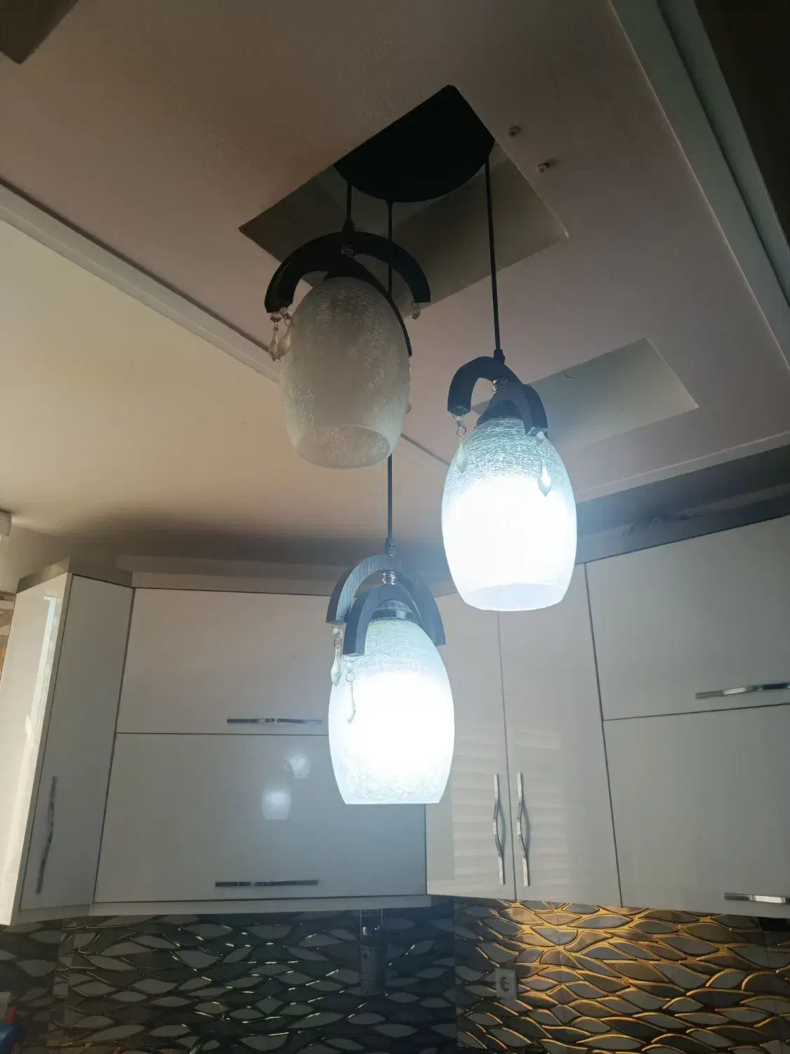 لوستر|لوستر و چراغ آویز|اراک, |دیوار