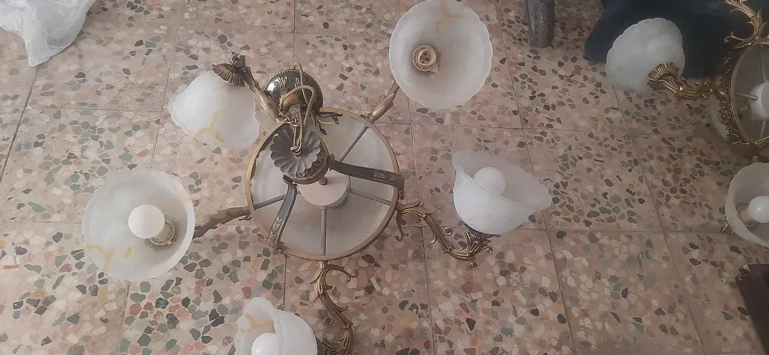 لوستر|لوستر و چراغ آویز|خرمآباد, |دیوار