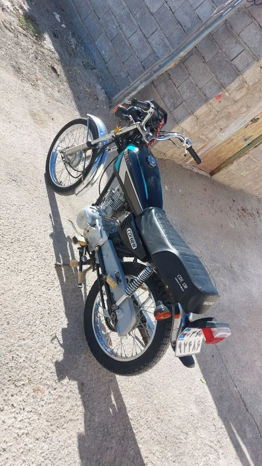 موتور ۱۲۵ همرو ۵ دنده مدل ۸۸ بوبین روغنی پلاک ملی|موتورسیکلت|سراب, |دیوار