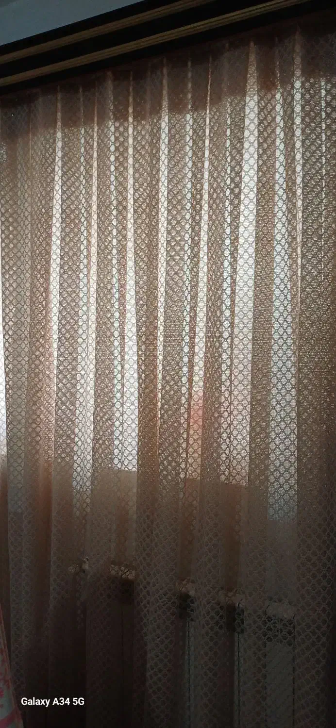 دوعدد پرده پذیرایی و دو عدد پرده اتاق خواب|پرده، رانر، رومیزی|ساری, |دیوار