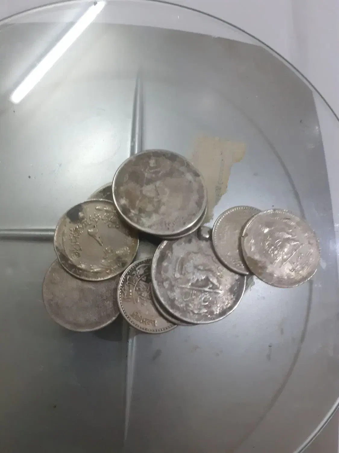 سکه نقره۴۰یا۴۱گرم عیارپائین|کلکسیون سکه، تمبر، اسکناس|قم, شهرک فاطمیه|دیوار