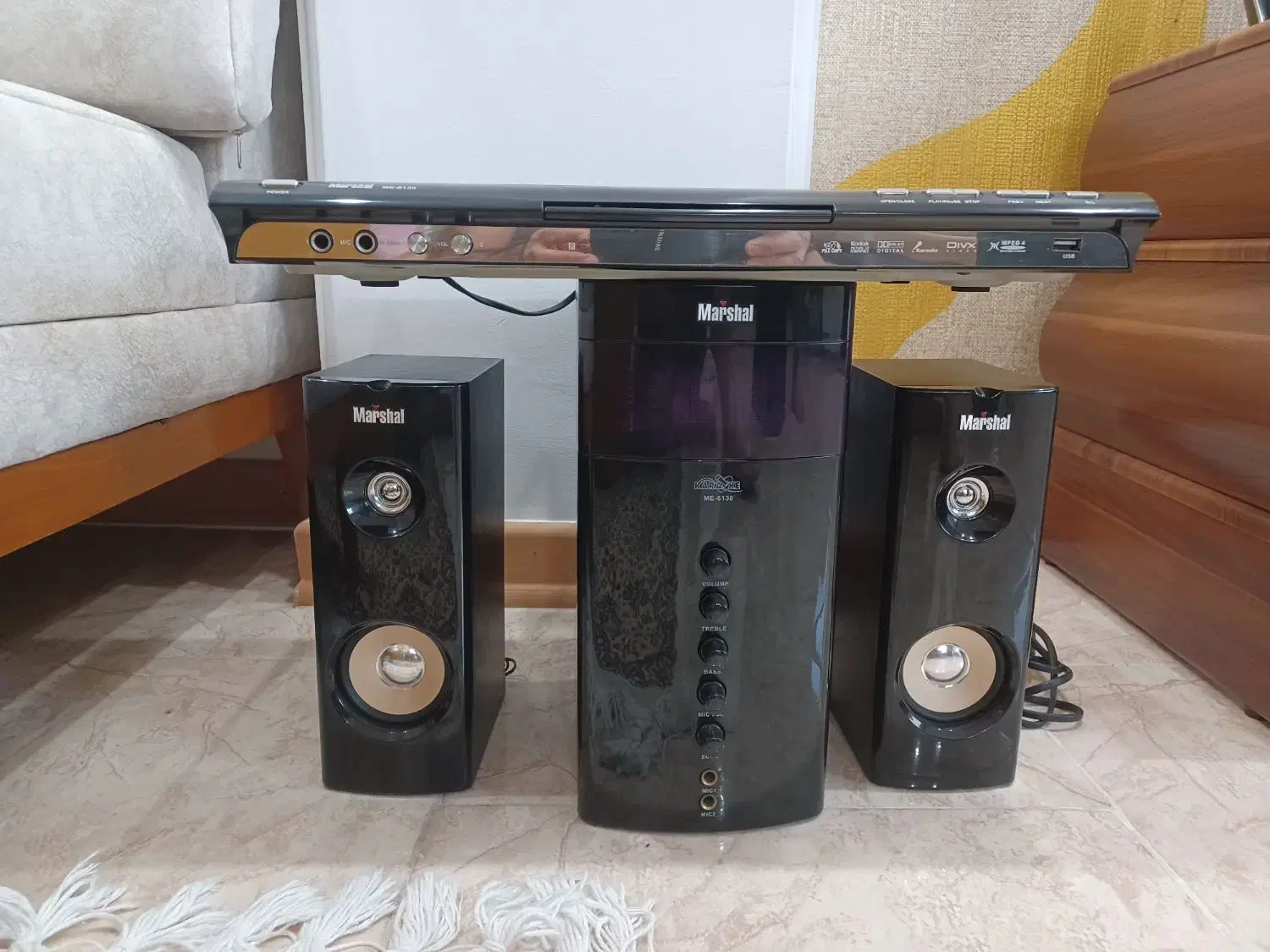 دی وی دی به همراه آمپلی فایر|پخش‌کننده DVD و ویدیو|ساری, |دیوار