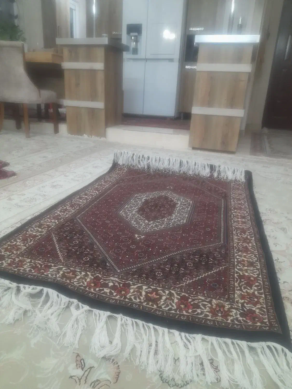 فرش زر نیم نخ مرینوس|فرش|زنجان, |دیوار