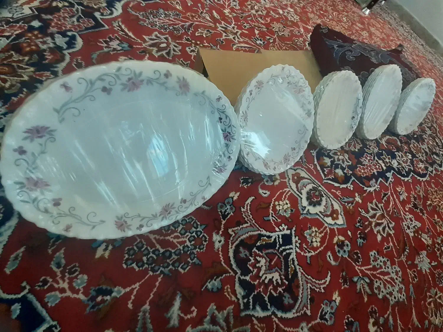 دوازده خورشت خوری  برنج خوری چهار عدد دیس آرکوپال|ظروف سرو و پذیرایی|کرمانشاه, |دیوار