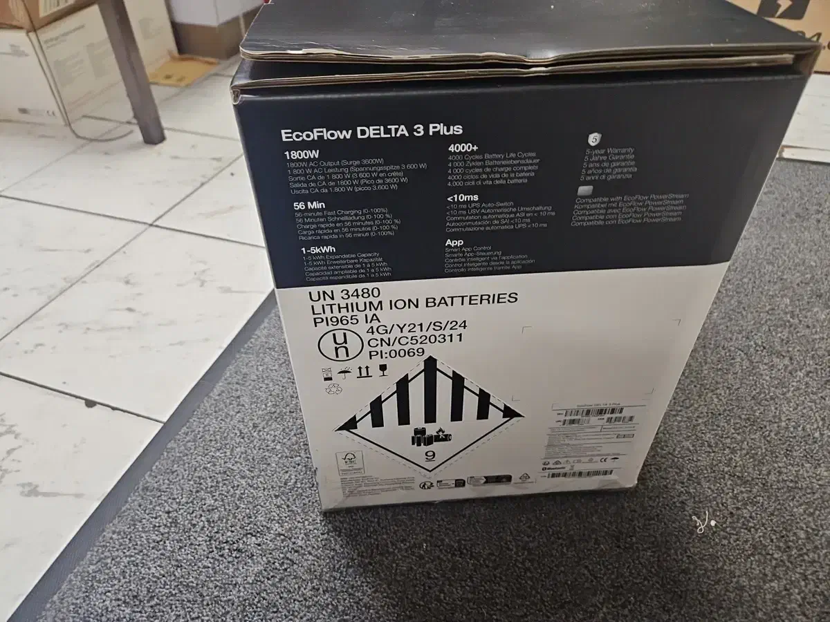 پاوراستیشن خورشیدی EcoFlow delta 3 plus|قطعات و لوازم جانبی رایانه|تهران, بهار|دیوار