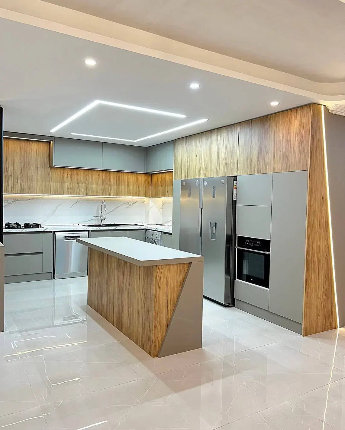 کابینت MDF هایگلاس پلی اورتان نئوکلاسیک اقساط|مصالح و تجهیزات ساختمان|کرمان, |دیوار