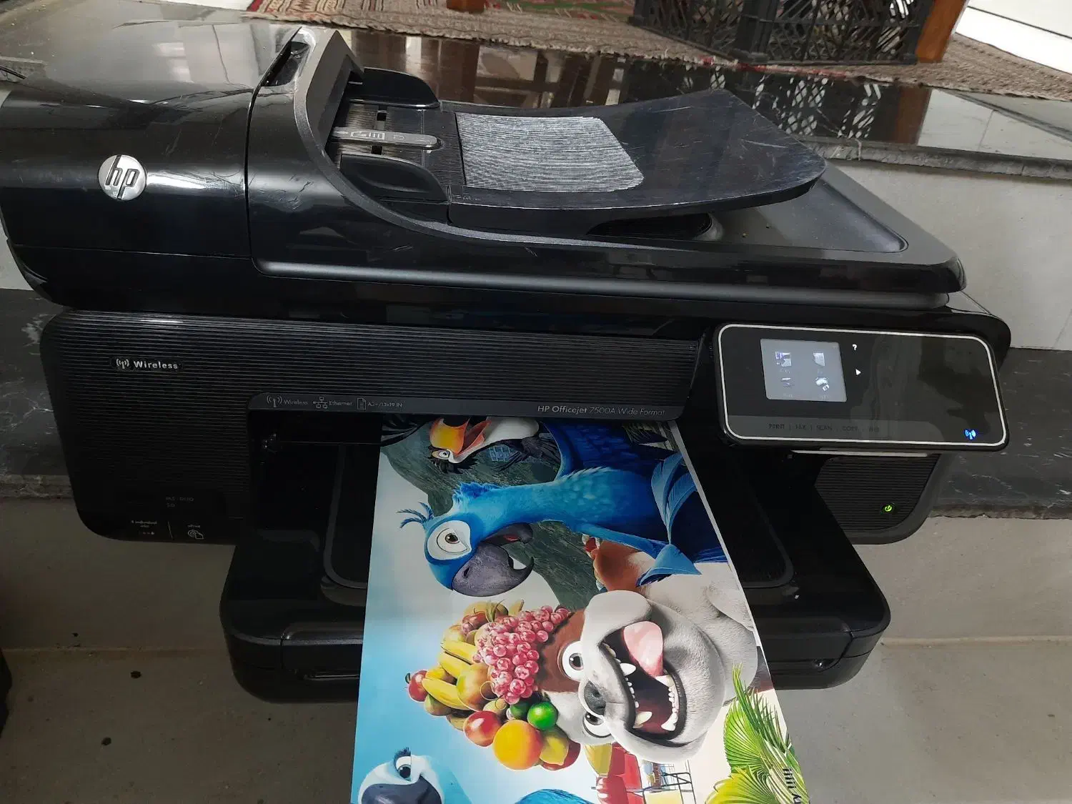 پرینتر ۴ کاره hp7500 w A3|پرینتر، اسکنر، کپی، فکس|تهران, اسکندری|دیوار