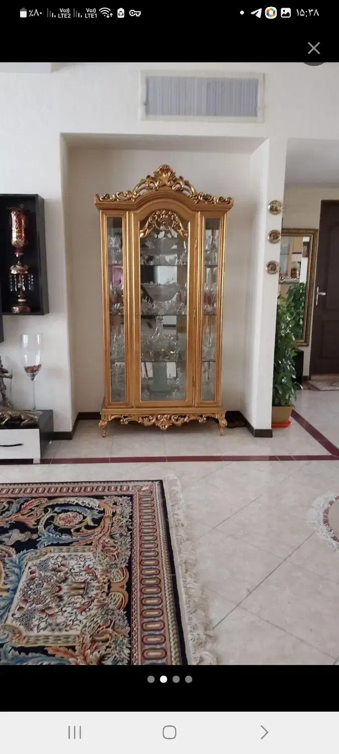 بوفه چهار طبقه|بوفه، ویترین، کنسول|پردیس, فاز ۸|دیوار