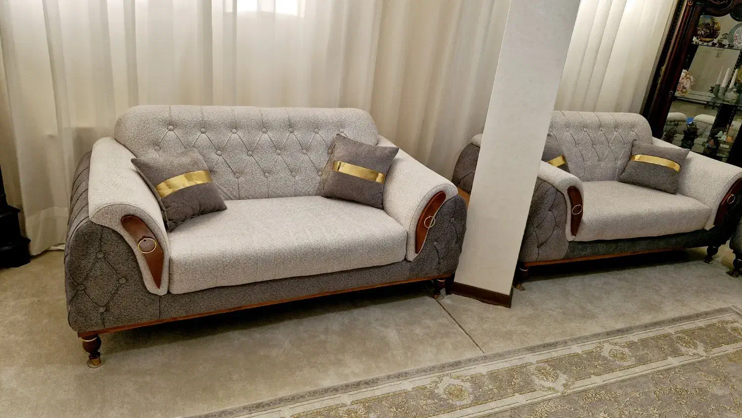 مبل ۹ نفره قیمت مقطوع|مبلمان خانگی و میز عسلی|ایلام, |دیوار