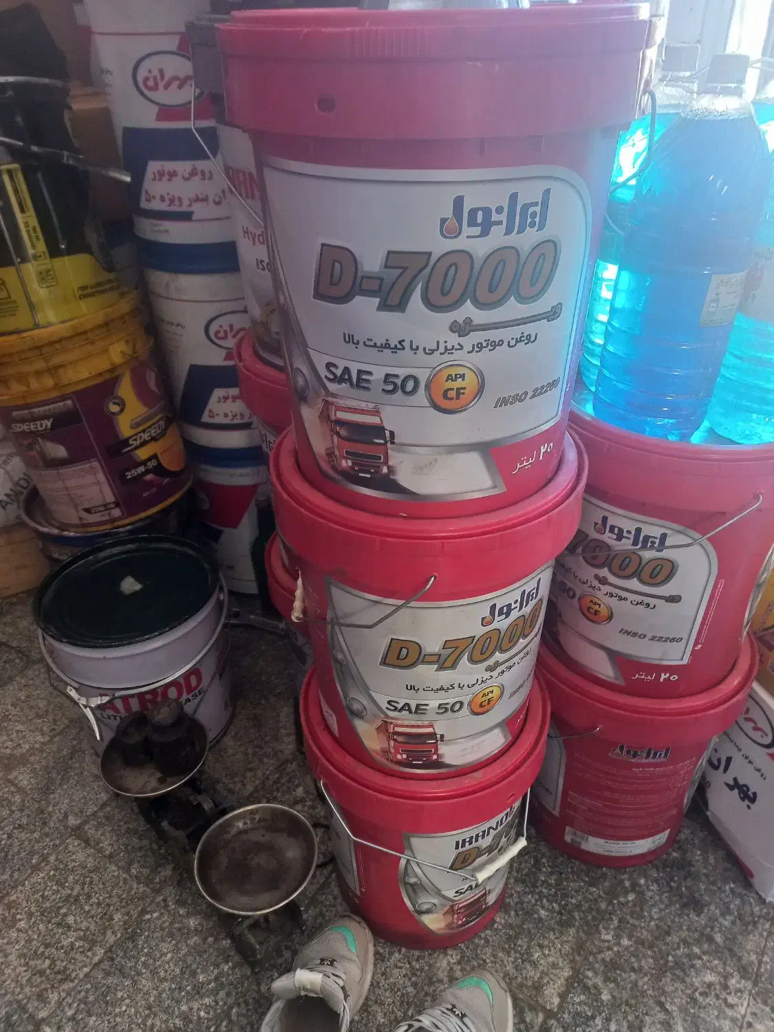 گالو ۲۰لیتری روغن|ظروف نگهدارنده، پلاستیکی، یک‌بارمصرف|اردبیل, |دیوار