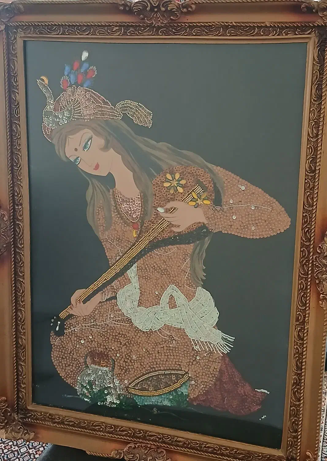 تابلوی پولک دوزی|تابلو، نقاشی، عکس|تنکمان, |دیوار