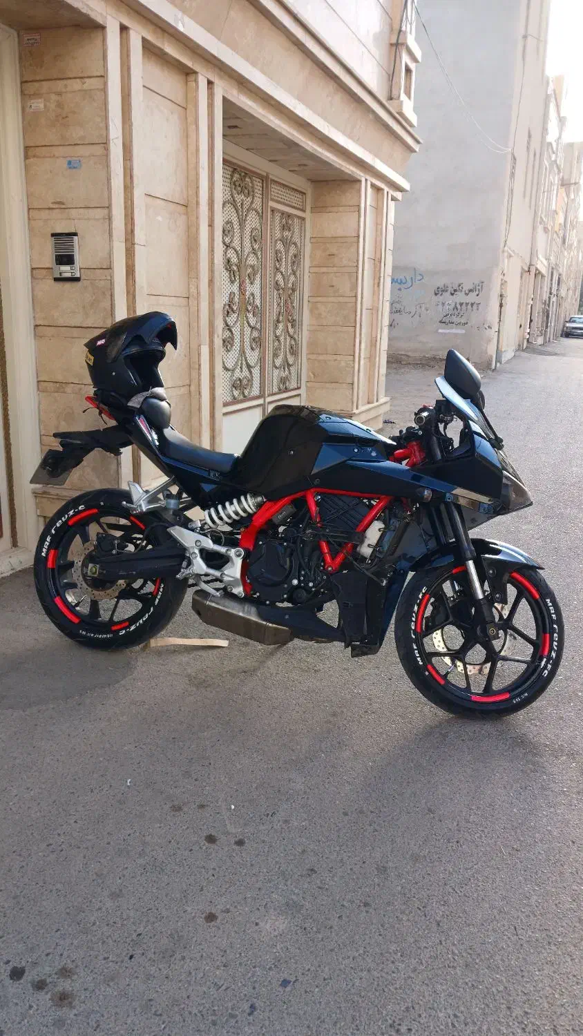 هیوسانگ اکسیو ۴تاکار بنلی ریس ns rs cf KTM معاوضه|موتورسیکلت|تهران, پونک|دیوار