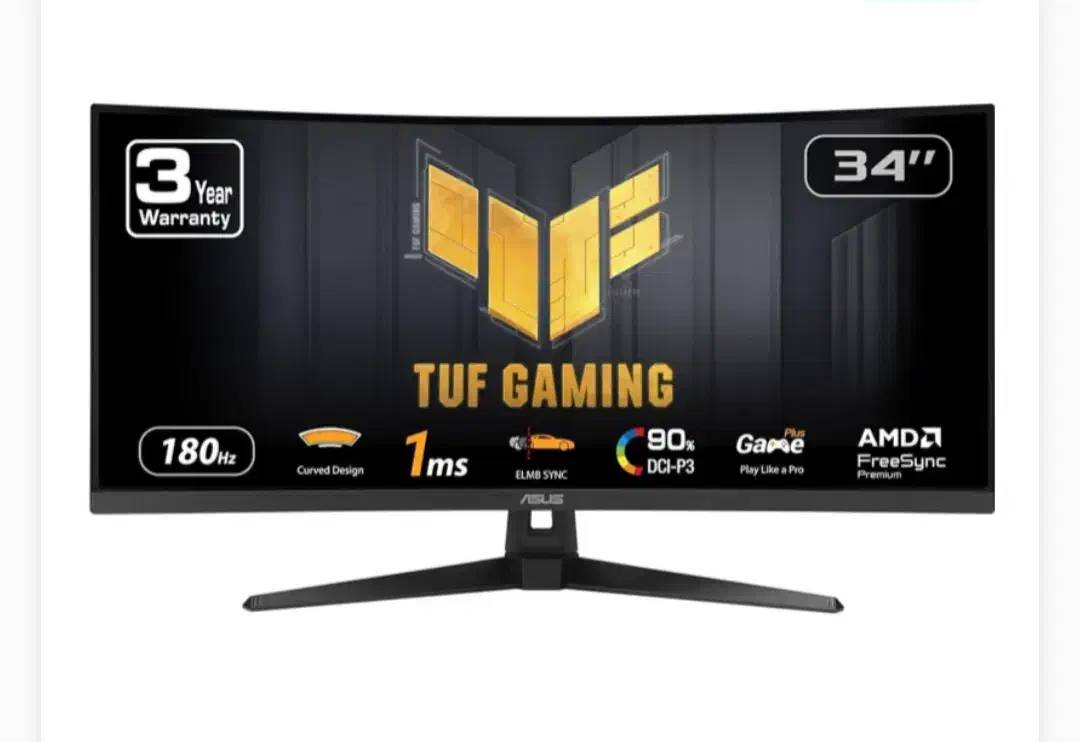 مانیتور اولتراواید ۳۴ اینچ ۱۸۰ هرتزASUS  VG34VQ3A|قطعات و لوازم جانبی رایانه|تبریز, |دیوار