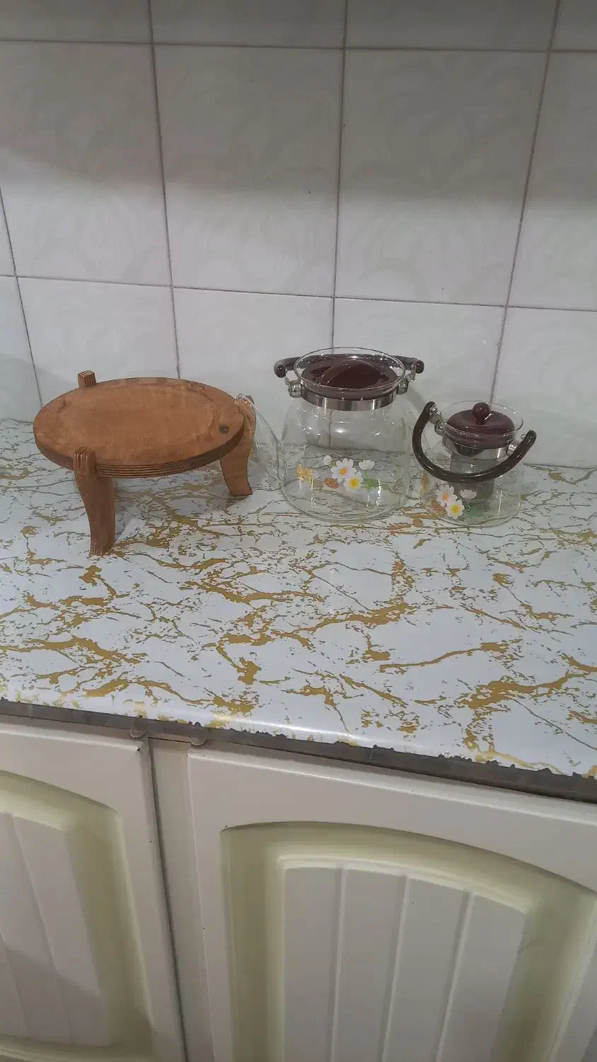 قوری کتری شیشه ای|قوری، کتری، قهوه‌ساز دستی|بروجن, |دیوار