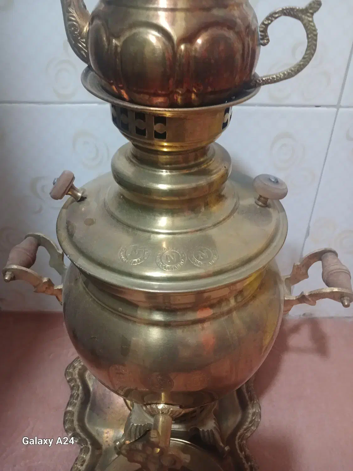 سماور ذغالی اصل تبریز ۸ لیتری نو|سماور، چایساز، قهوهساز|نسیمشهر, |دیوار