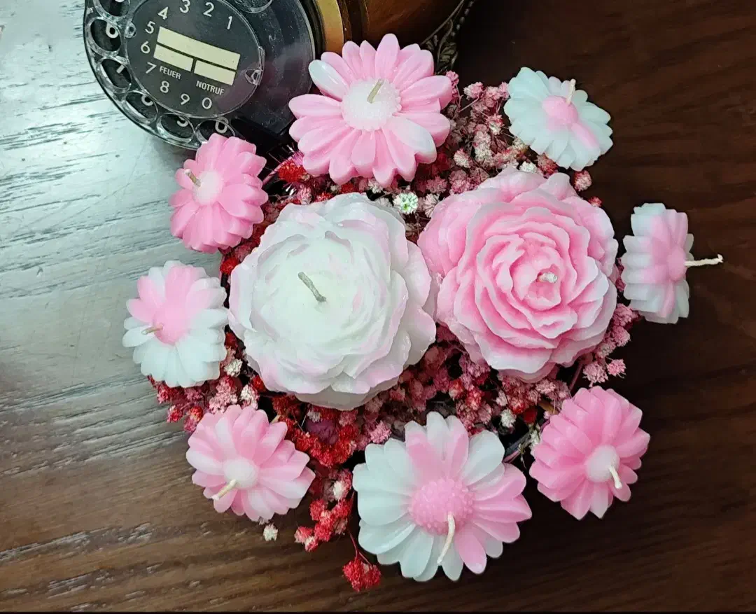 باکس گل شمعی جاودان هدیه روز زن مادر کادویی|گل مصنوعی|کرج, خرمدشت|دیوار