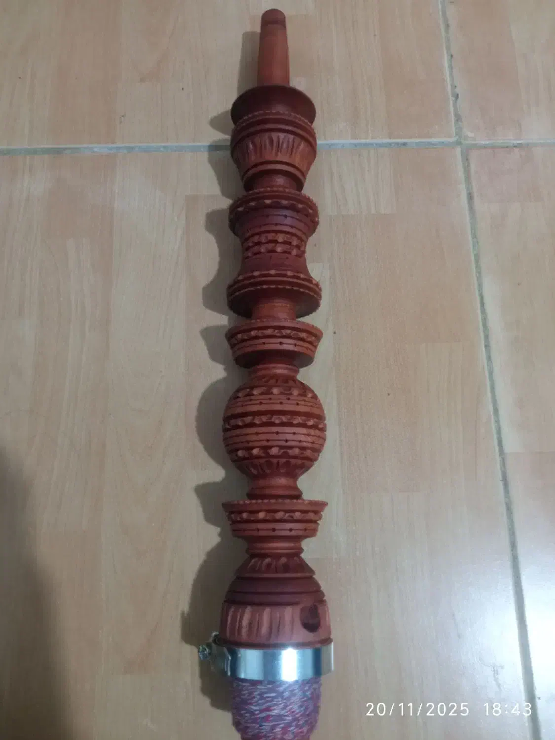 قلیون طرح قاجاری سرخه اصل|کلکسیون اشیاء عتیقه|گرگان, |دیوار