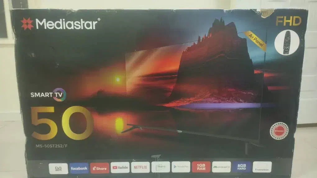 تلویزیون 50اینج پلمپ مدل مدیا استار|تلویزیون و پروژکتور|رامهرمز, |دیوار