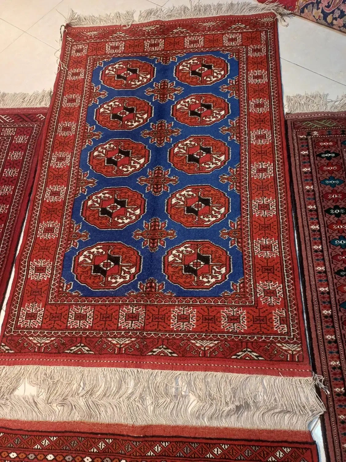 ۵تخته زرع نیم ترکمن نو|فرش|کرج, برغان|دیوار