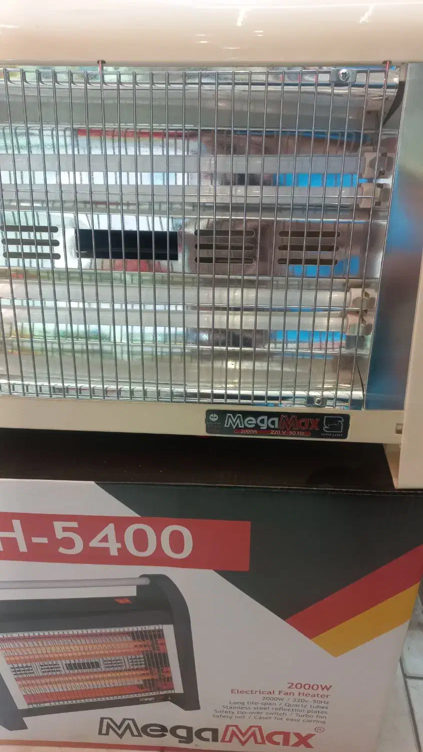 بخاری برقی ۴ المنت  ۲۰۰۰ وات  دسته دار|بخاری، هیتر، شومینه|مشهد, نوید|دیوار