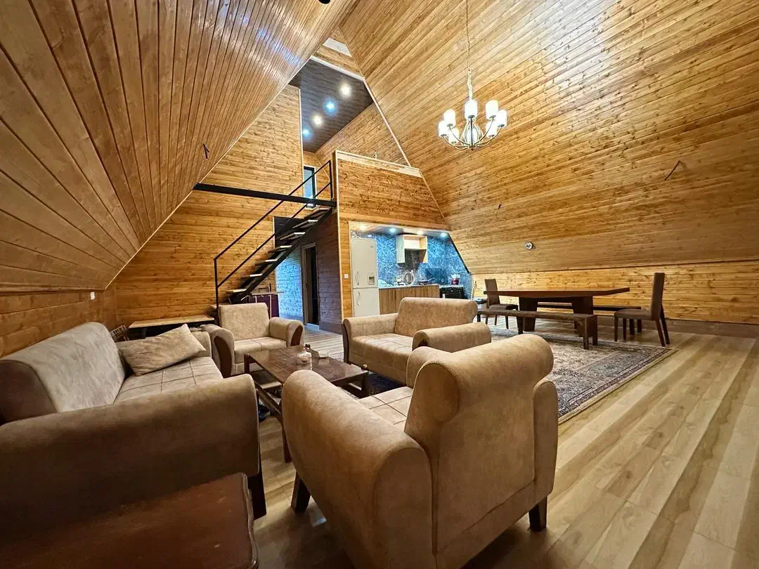 کلبه سوئیسی دوخواب|اجارهٔ کوتاه‌مدت ویلا و باغ|مرزیکلا, |دیوار