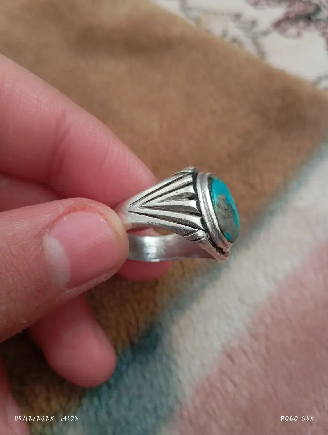 انگشتر نقره فیروزه نیشابور|جواهرات|مرودشت, شهرک مهدیه|دیوار