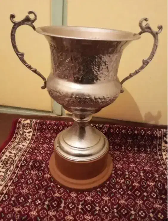 کاپ ورزشی قدیمی برنزی|کلکسیون اشیاء عتیقه|مشگین شهر, |دیوار