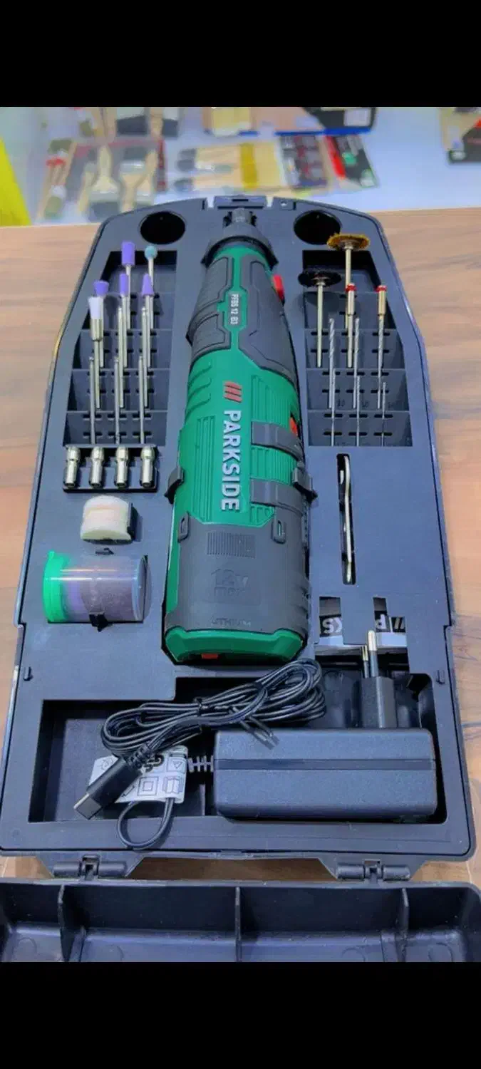 فرز انگشتی شارژی پارکساید آلمانی دیمر دار|ابزارآلات|همدان, |دیوار