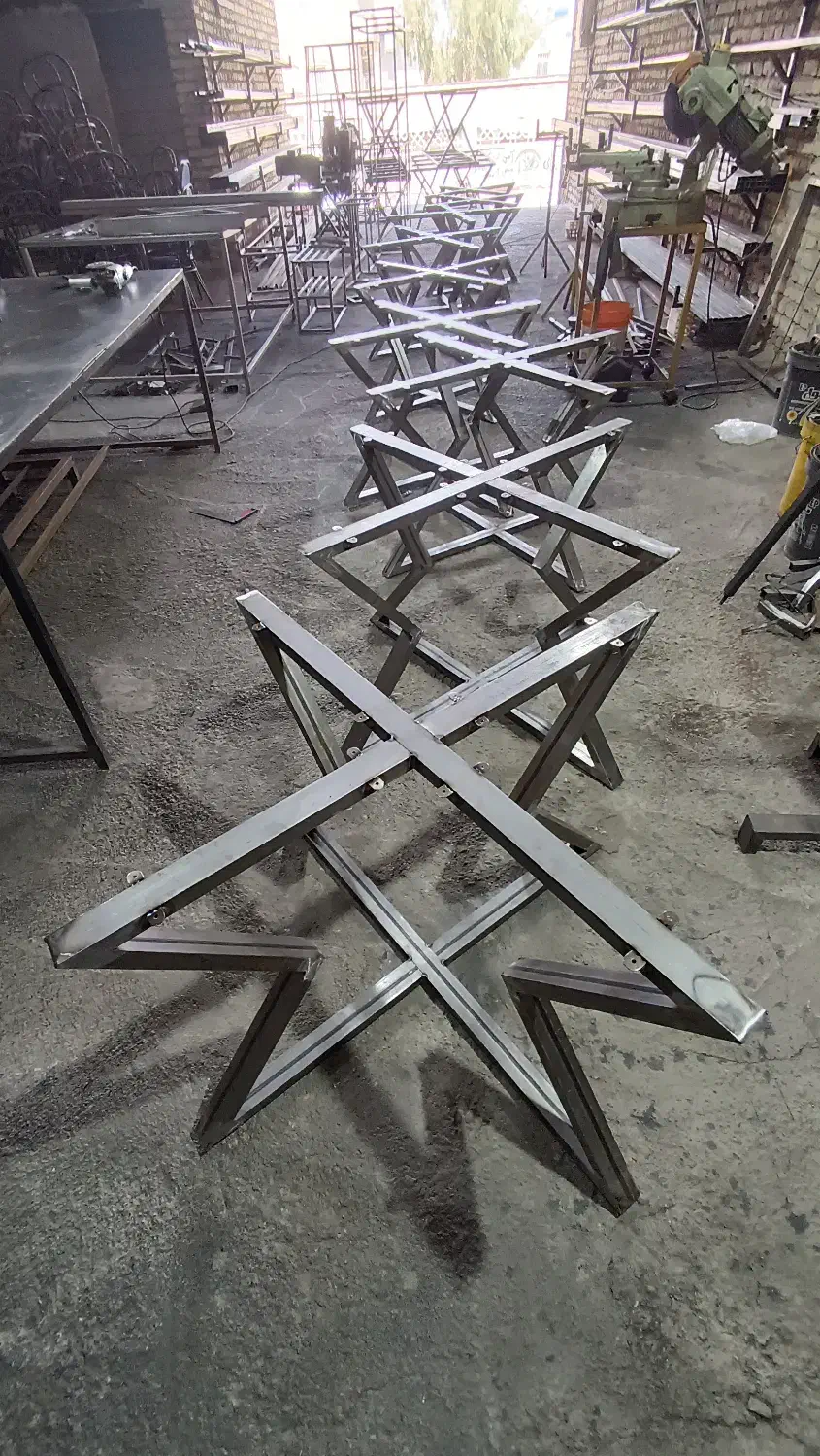 میز ودکورفلزی قفسه رگال باپروفیل سبک وجوش co2|خدمات پیشه و مهارت|یزد, |دیوار