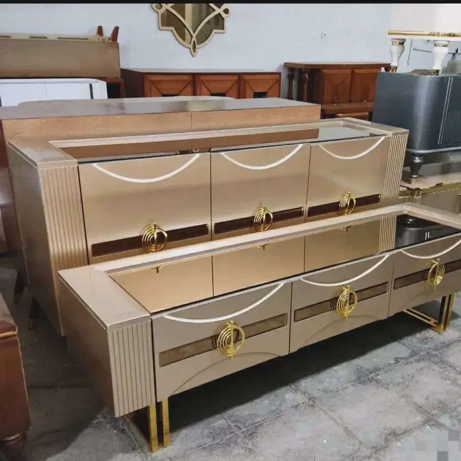 ست آینه کنسول ومیز تی وی مدل دنیز|بوفه، ویترین، کنسول|رباط‌کریم, شهرک صنعتی صباشهر|دیوار