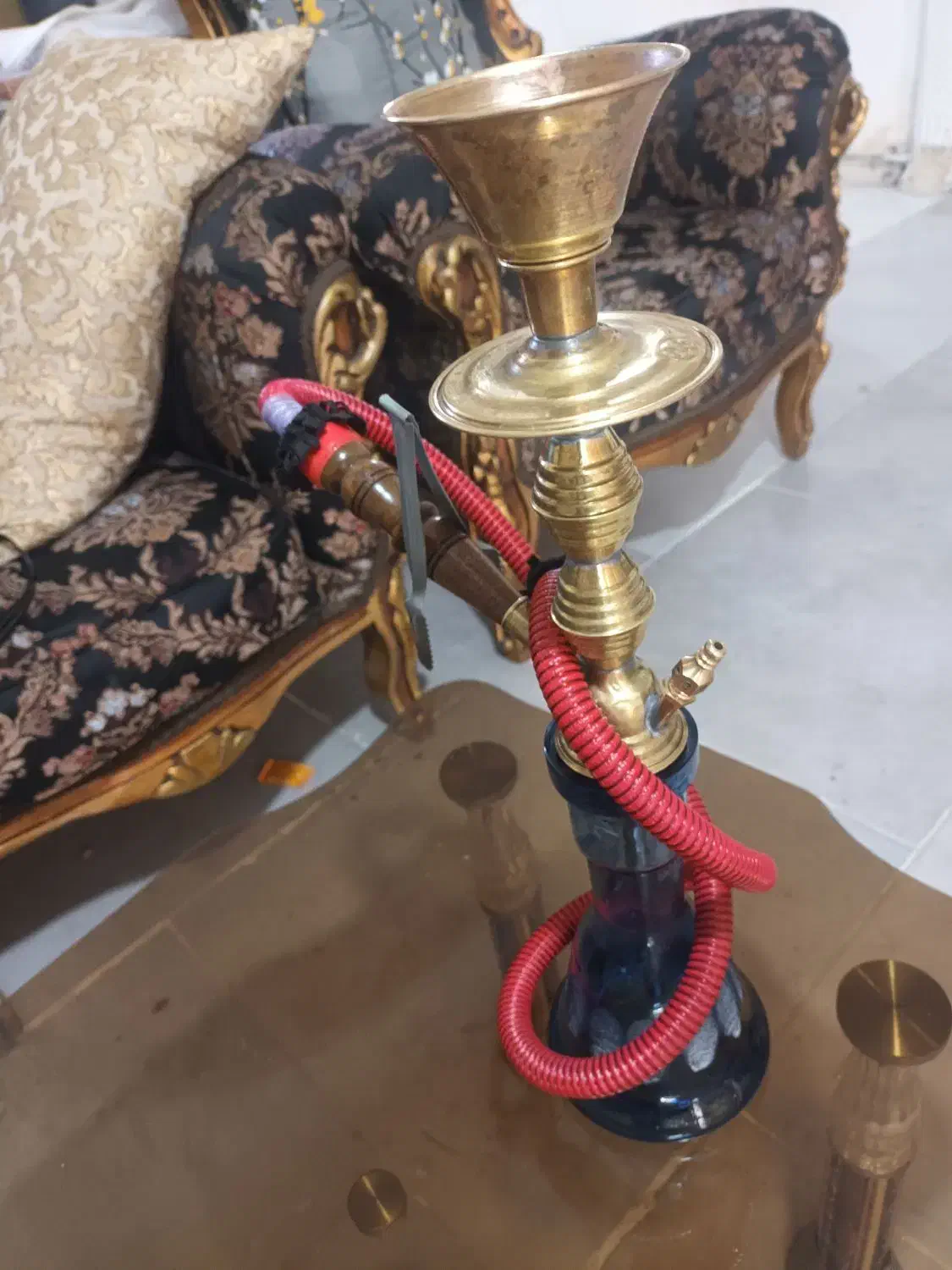 قلیان برنج دوقل اصل نوع|کلکسیون و سرگرمی|بابل, |دیوار