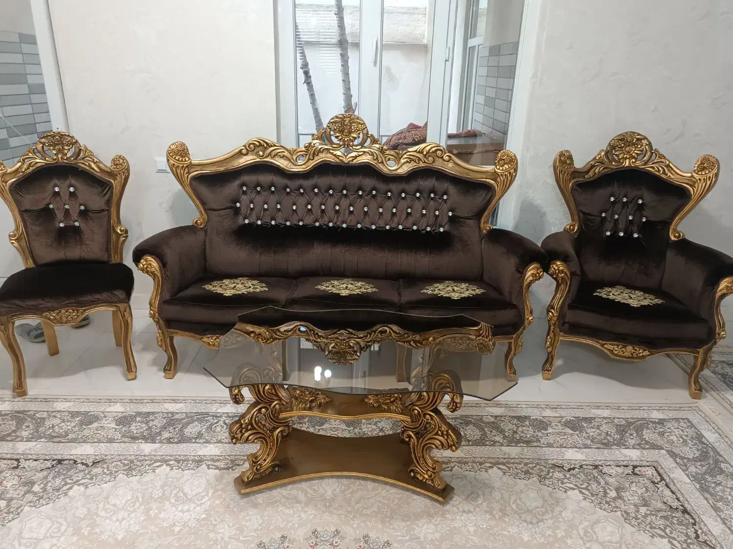 مبل سلطنتی|مبلمان خانگی و میز عسلی|مشگین شهر, |دیوار